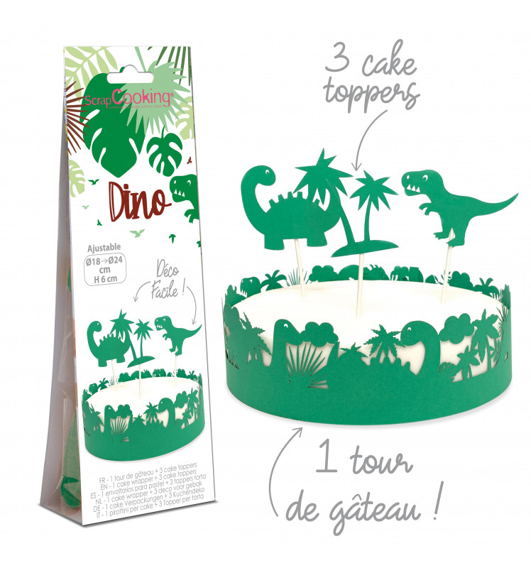 Fabrique Des Gourmets Scrap4911 Deco Contour Gateau Dinosaure